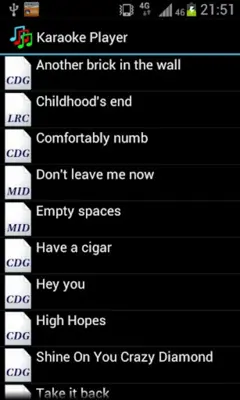 Karaoke Player android App screenshot 3