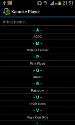 Karaoke Player android App screenshot 4